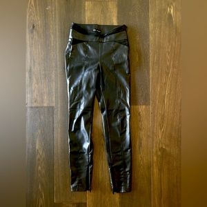 Zara Leather Moto Pant